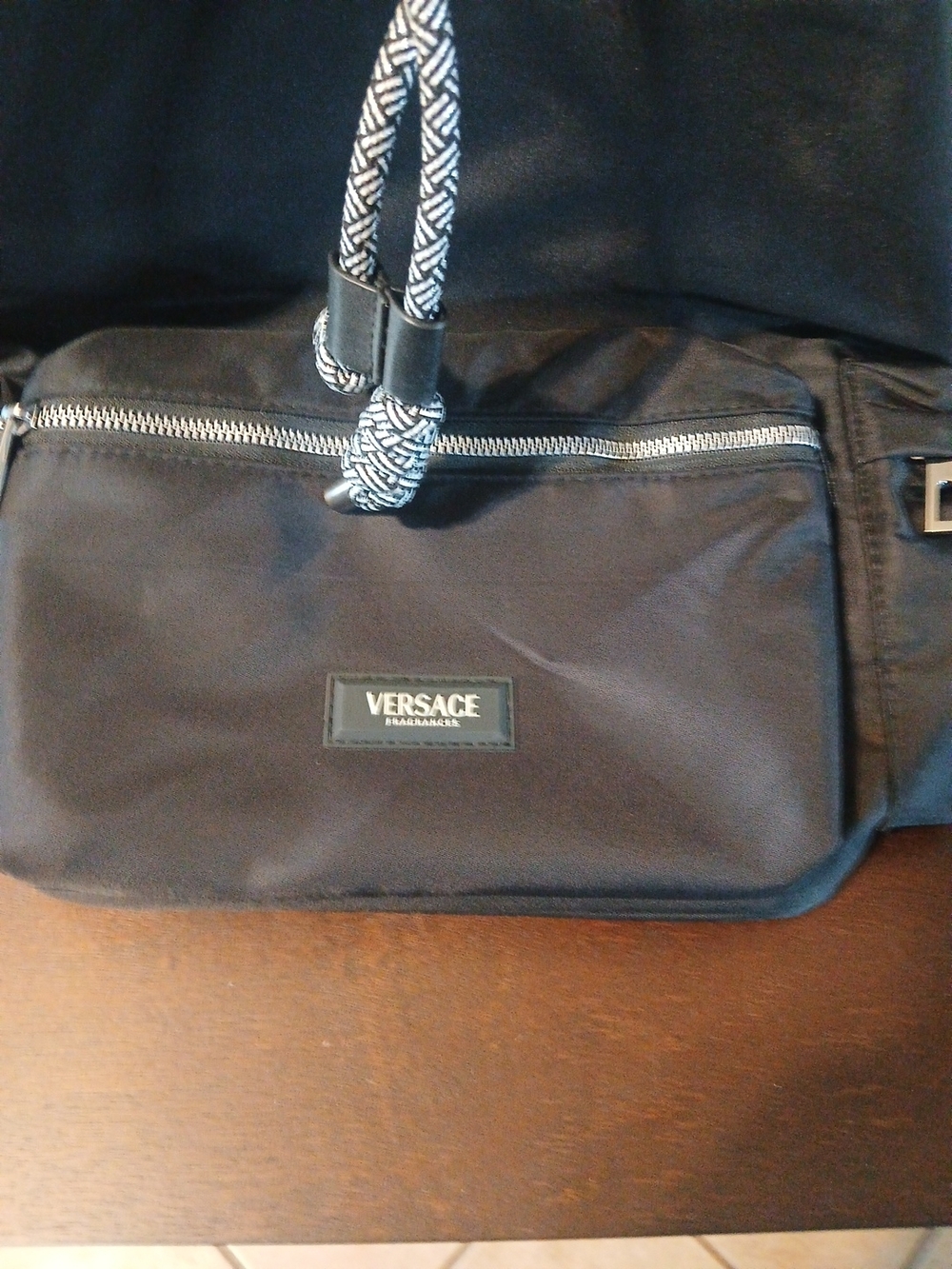 Versace Draw String Backpack New Without Tags - Picture 1 of 4